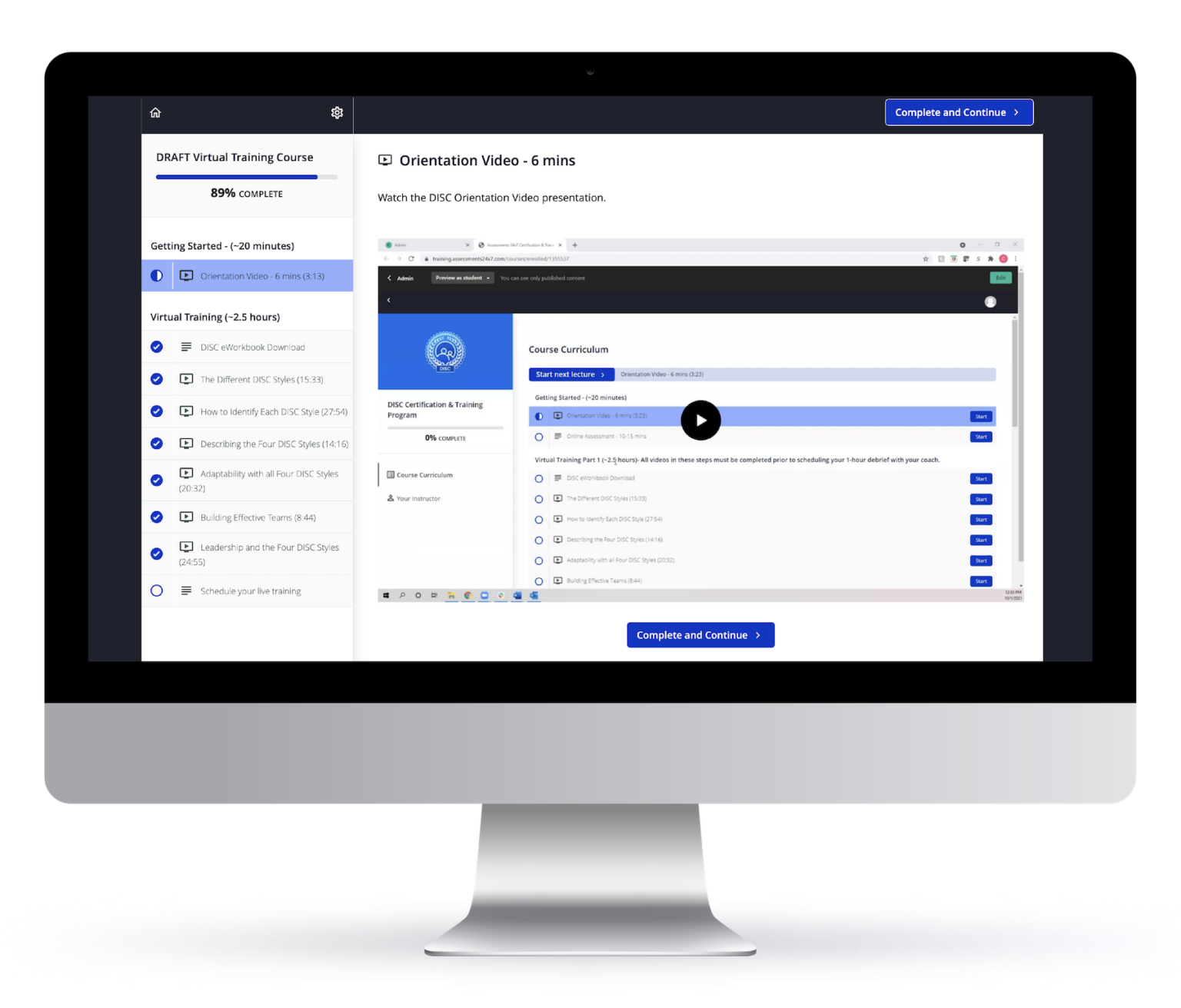 DISC Certification Register for $1 695 DISC Certification Register for $1 695