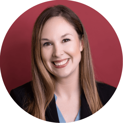 Image shows a headshot of Jeannie Bril - Organizational Psychologist.