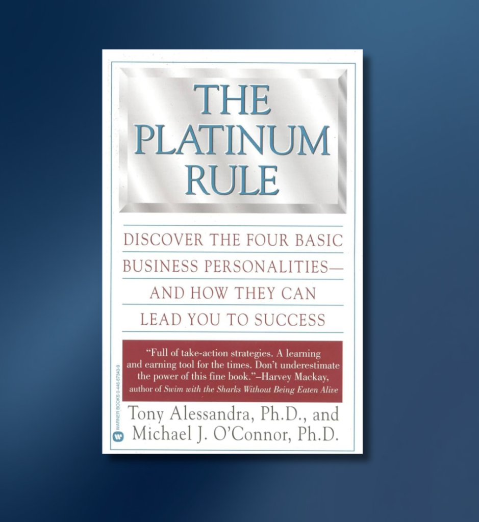 Cover of the book called The Platinum Rule